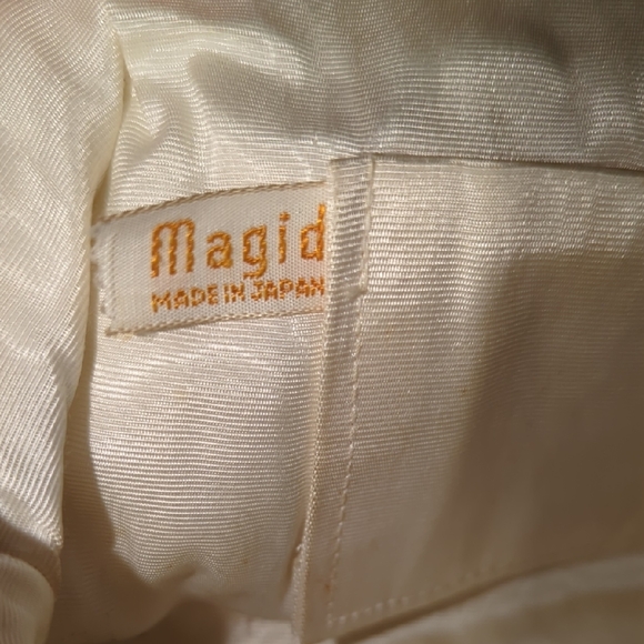 Magid Cream Beaded Wristlet/Handbag Vintage - Picture 6 of 14